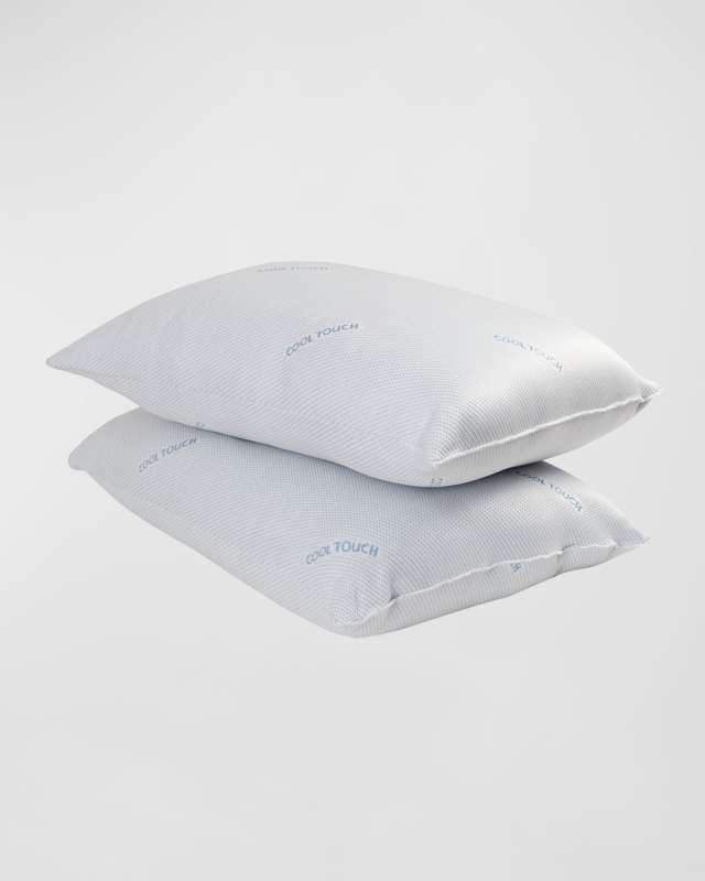 Cool Knit Jumbo Bed Pillows, Set of 2